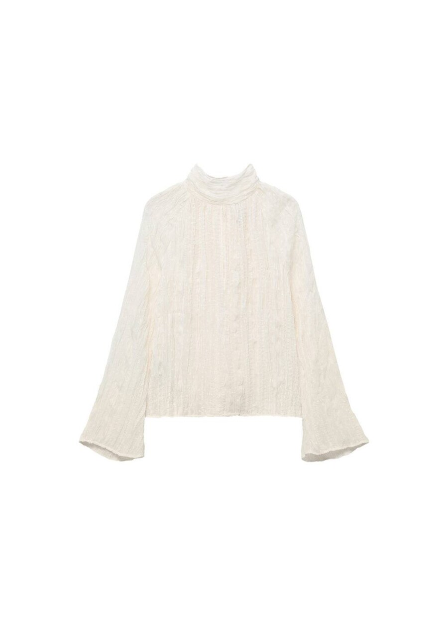 

Блуза MANGO Coty, mottled white