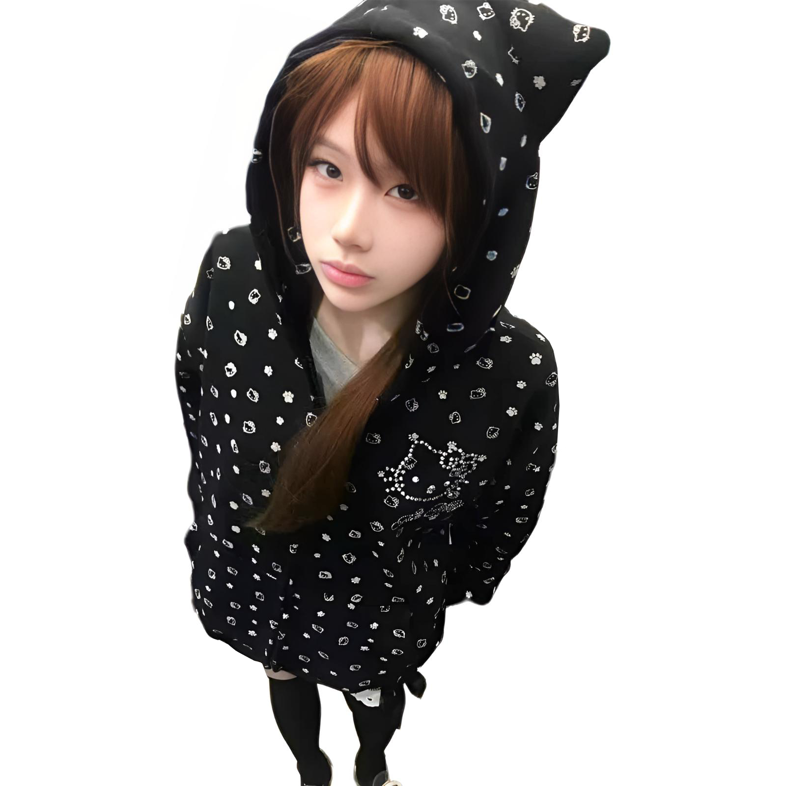 

Толстовка Unisex Hooded Moderate Regular NEVER RULE, черный fleece-lined