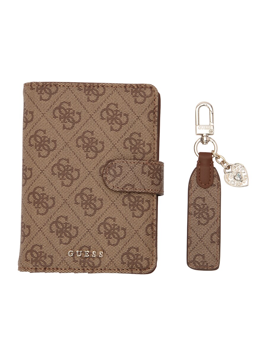 

Кошелек GUESS, коричневый/светло-коричневый