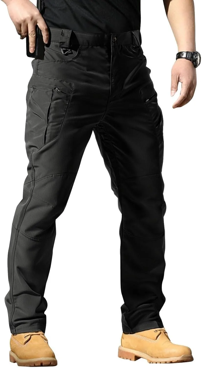 

Брюки Cargo для мужчин Relaxed Fit Waterproof Ripstop тактические легкие походные с множеством карманов