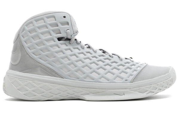 Кроссовки zoom kobe 3 'fade to black 'matte silver matte silver' Nike, серебряный — фото 2