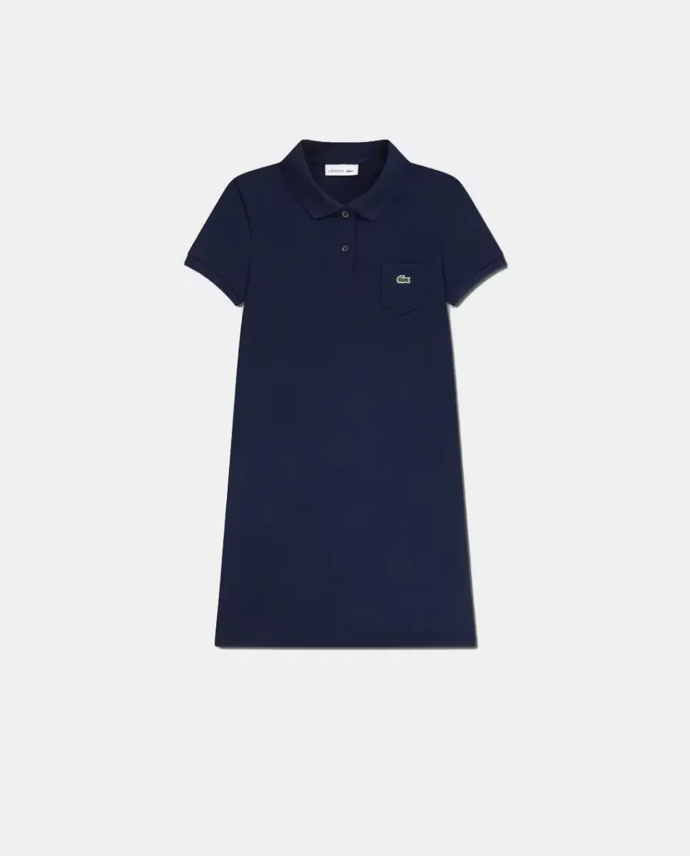Платье из пике Lacoste, синий