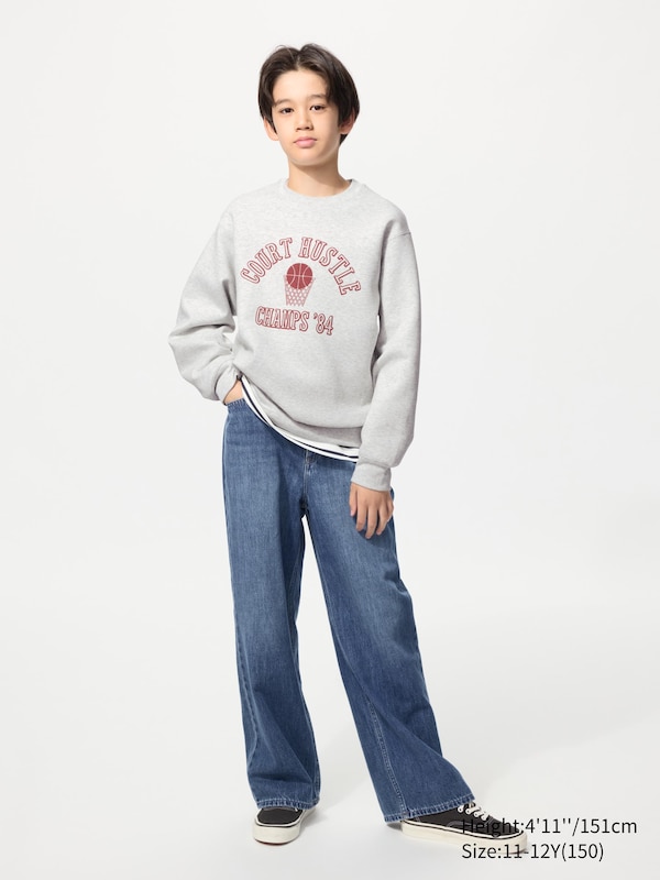 Свитшот Dry с графикой Uniqlo, 02 light grey — фото 2