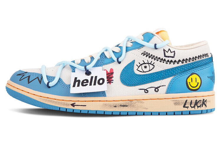

Jordan Air Jordan 1 винтажные баскетбольные кроссовки мужские, Sky Blue