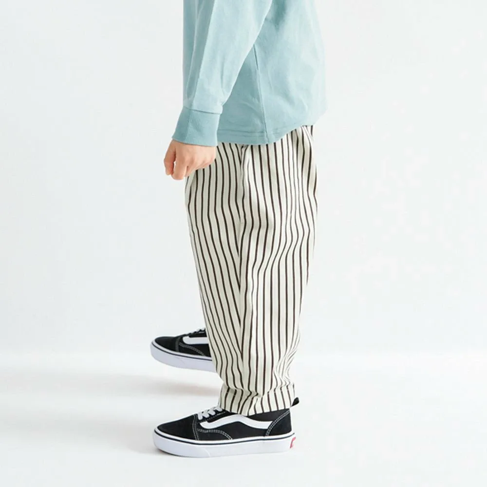 Длинные брюки из цирковой саржи Branshes, 92_Brown_Striped — фото 3