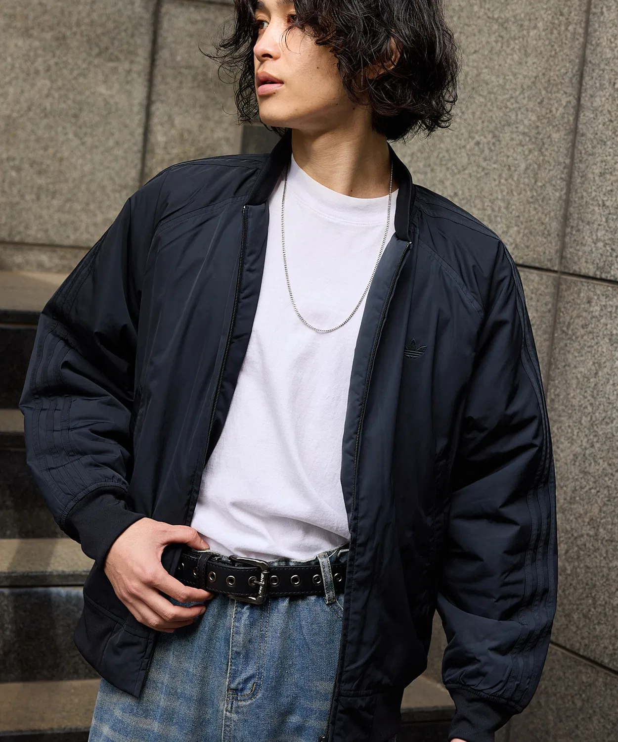 Куртка adidas STANDARD10 JKT, чёрная — фото 3