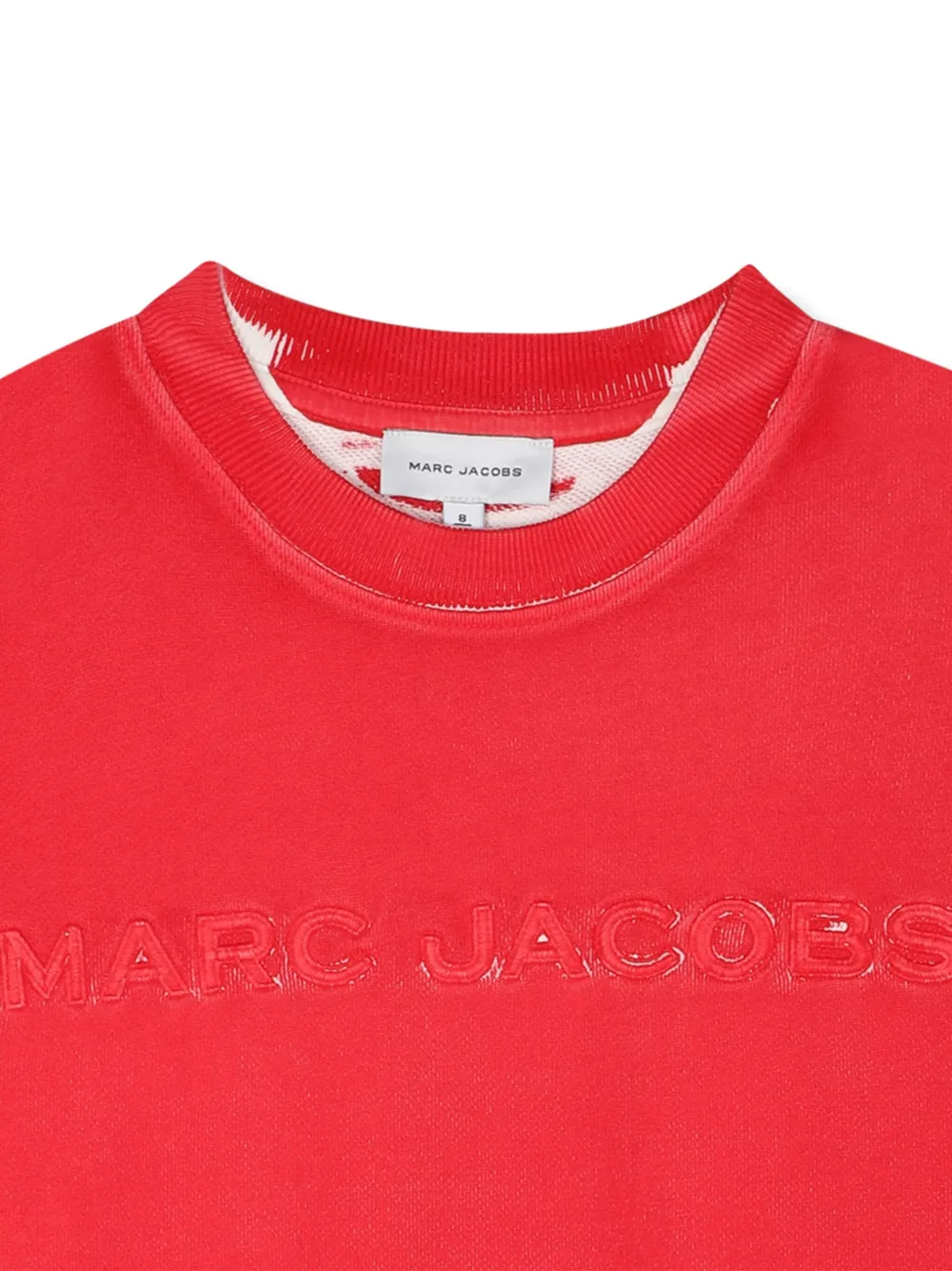 Толстовка с вышитым логотипом Marc Jacobs Kids, красный — фото 2