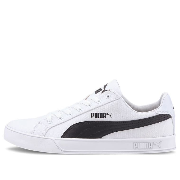 

Кеды PUMA Smash Vulc Canvas 'White Black', белый