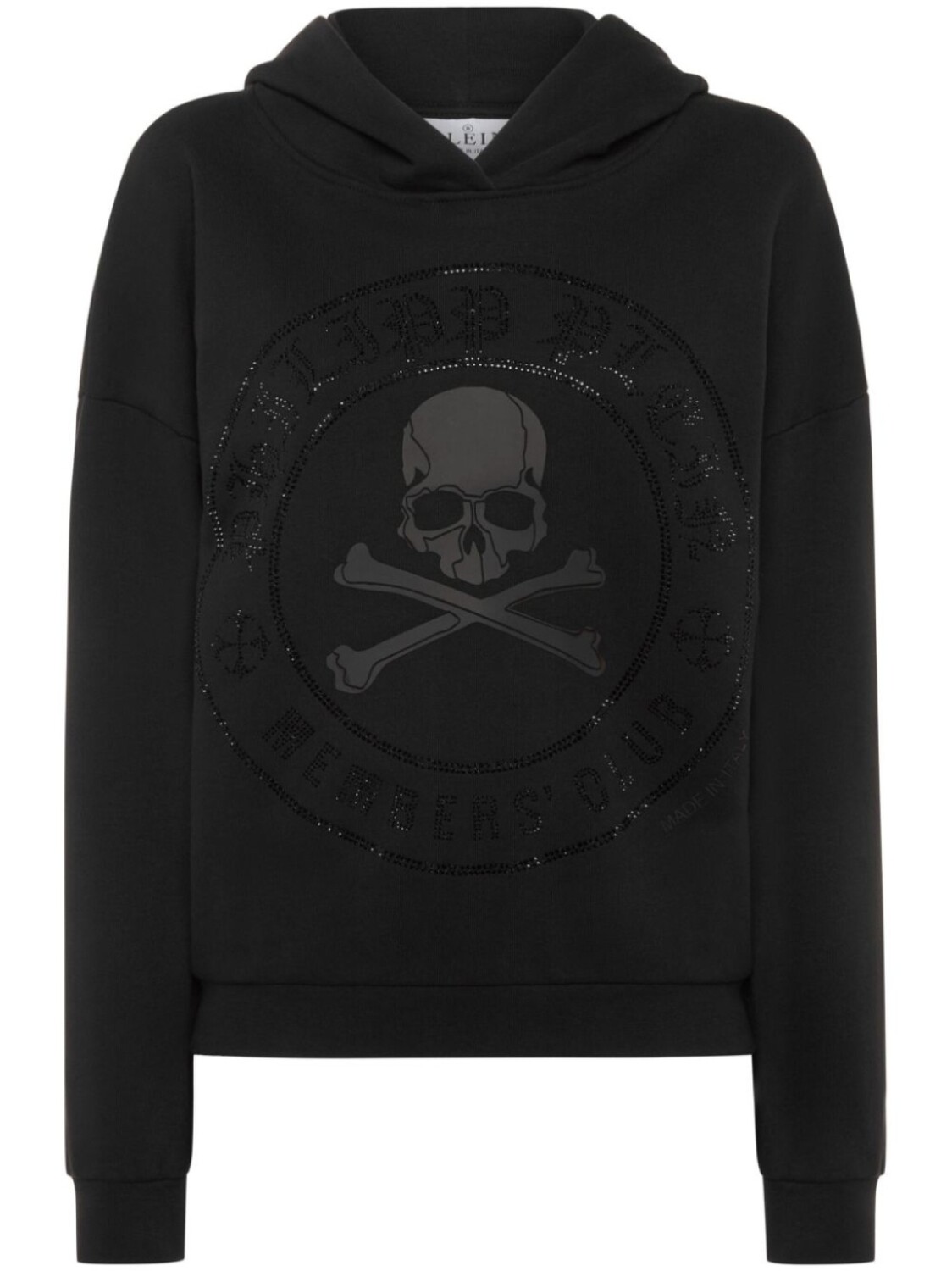 

Philipp Plein толстовка с капюшоном и принтом черепа, черный