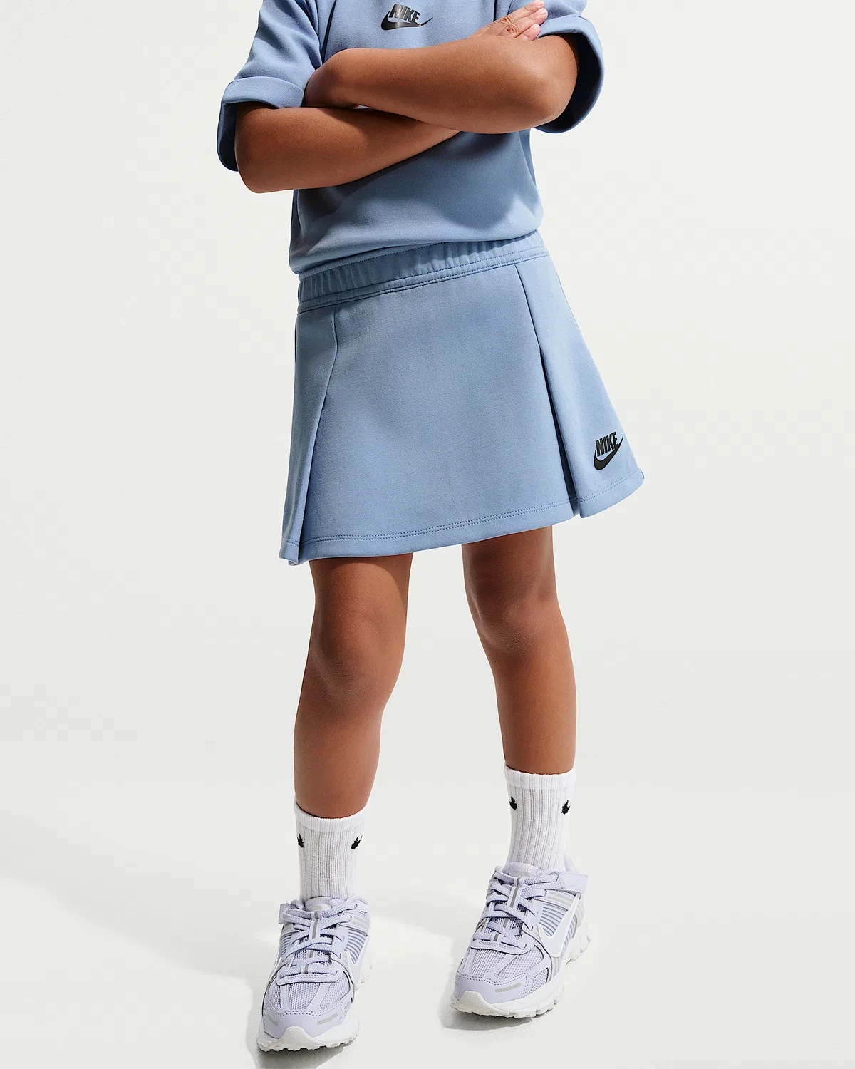 Детский спортивный комплект из 2 предметов Nike Little Kids' Tech Fleece, Blue — фото 4