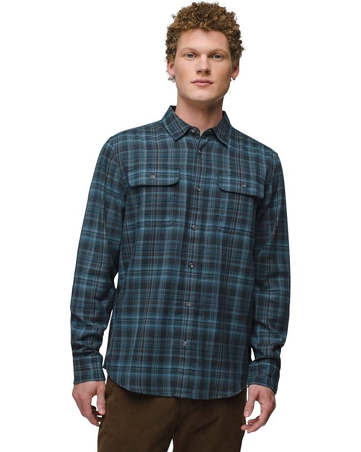 

Рубашка Prana Edgewater Shirt, цвет Stormy Night