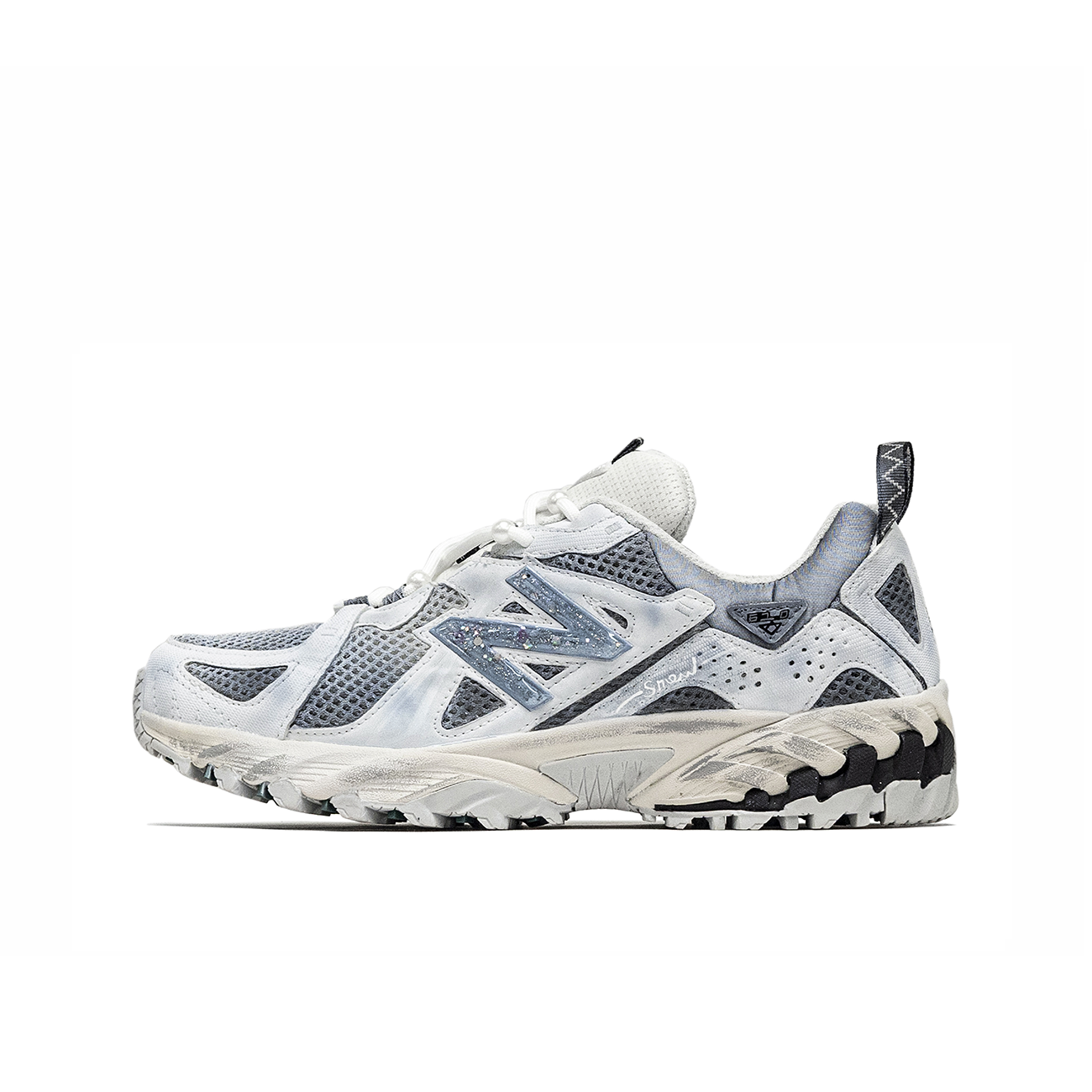

New Balance 610T Chenchen, зимние низкие кроссовки с амортизаторами для активного отдыха, мужские, серо-белые