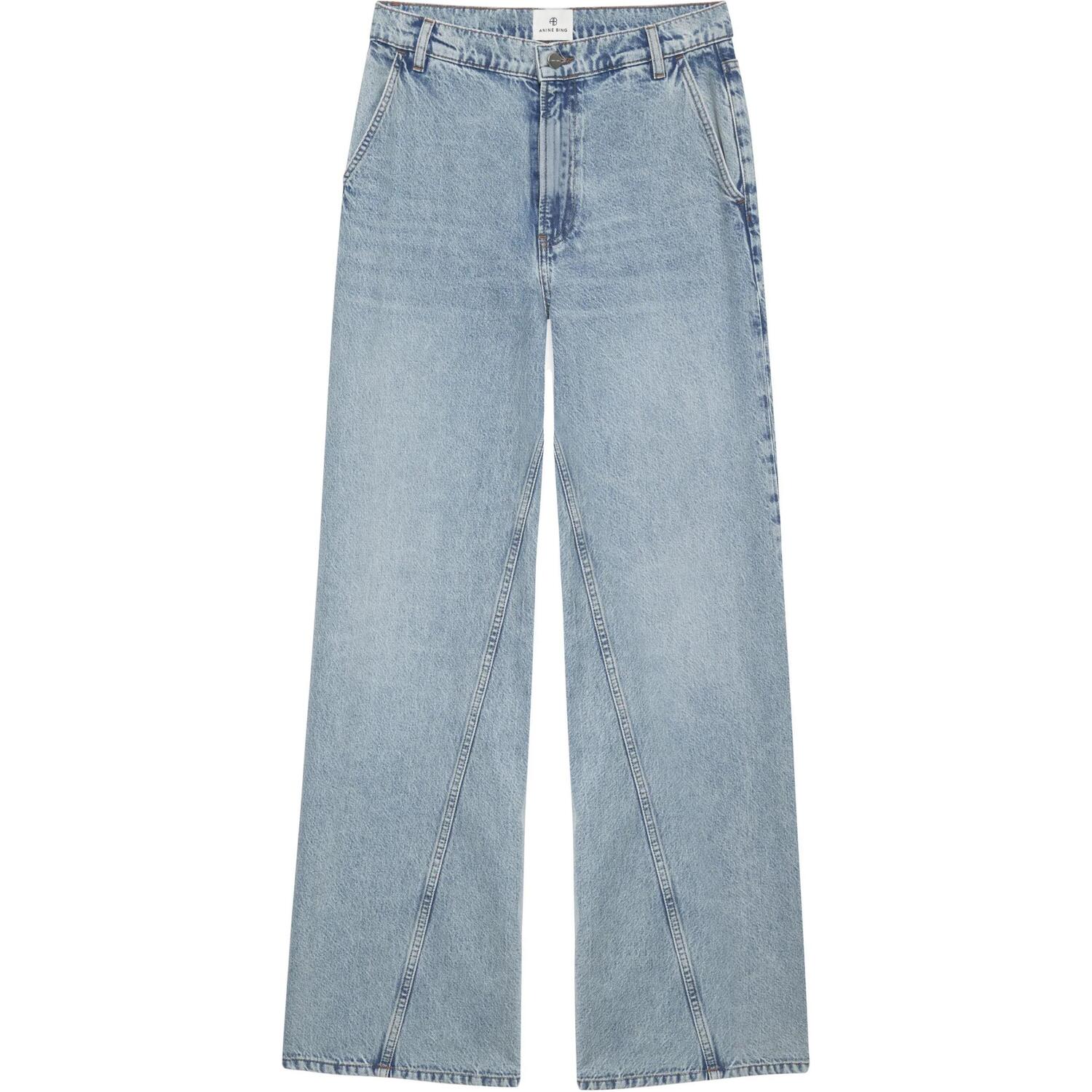 

Джинсы Briley High Rise Wide Leg Anine Bing, светло-голубой