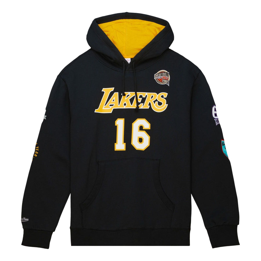 

Худи Mitchell & Ness x NBA Los Angeles Lakers HOF Fleece Hoodie 'Pau Gasol 16', черный