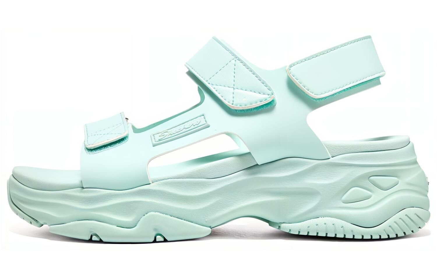 Пляжные сандалии женские голубые Skechers