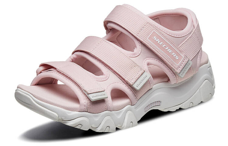 Пляжные сандалии серии D"LITES женские розовые Skechers — фото 3