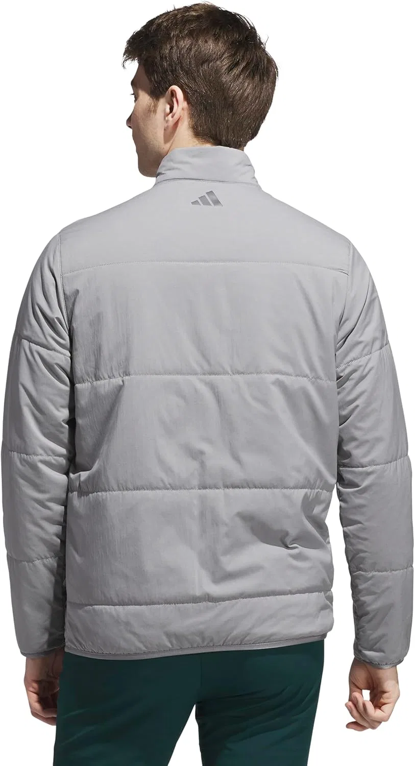 Куртка Adidas Ultimate365 Arctic с застежкой-молнией до четверти длины (мужская), Grey Three — фото 4