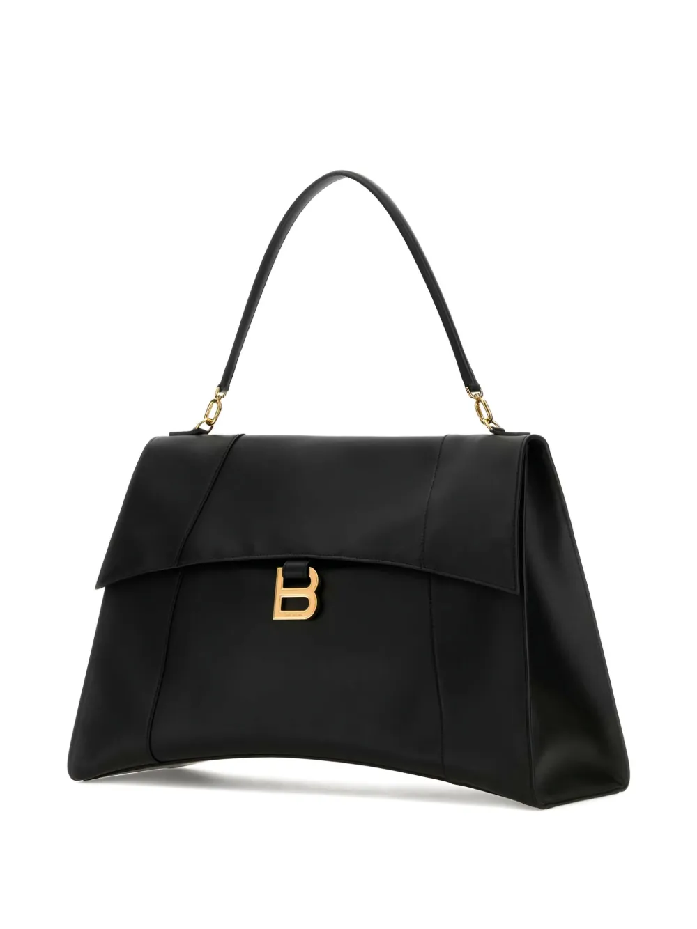Структурированная сумка Hourglass BALENCIAGA, черный — фото 3