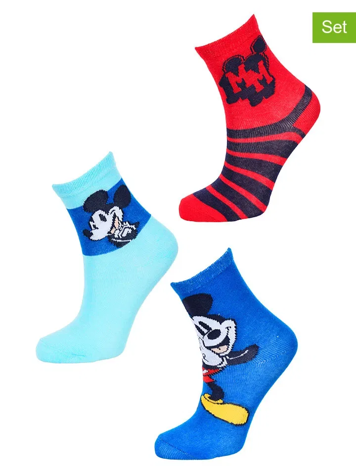 Носки Mickey, разноцветные, Disney Mickey Mouse, разноцветный