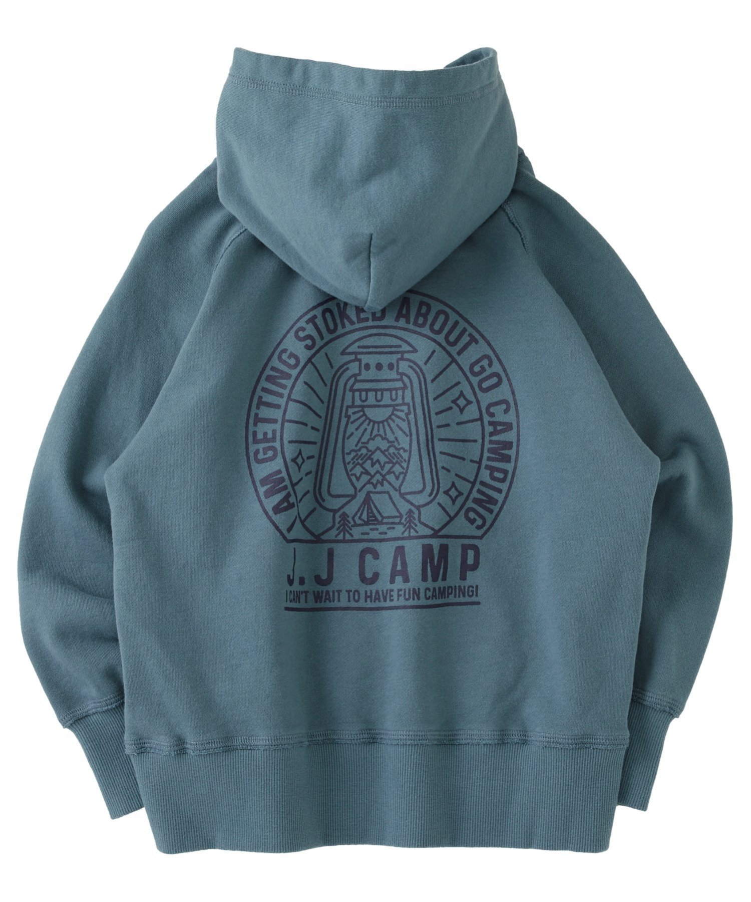 Детская толстовка с капюшоном JJ CAMP/(K) из 100% хлопка с крупным силуэтом. Robe, AineZU — фото 2