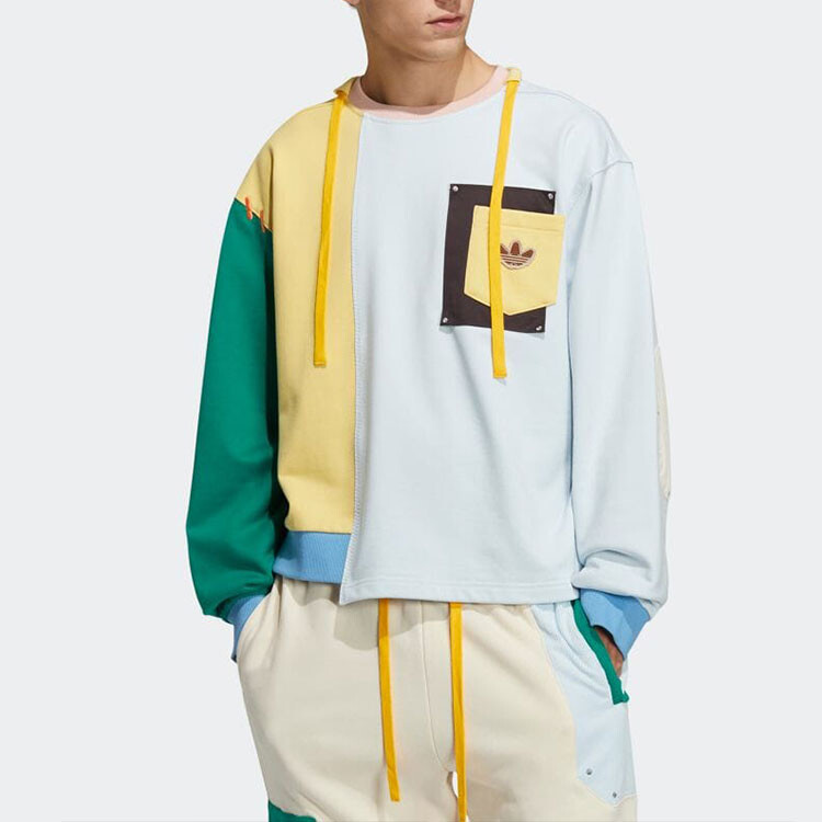 Свитшот Melting Sadness X Clover Puppet Series унисекс многоцветный Adidas Originals, цвет Multicolor — фото 4