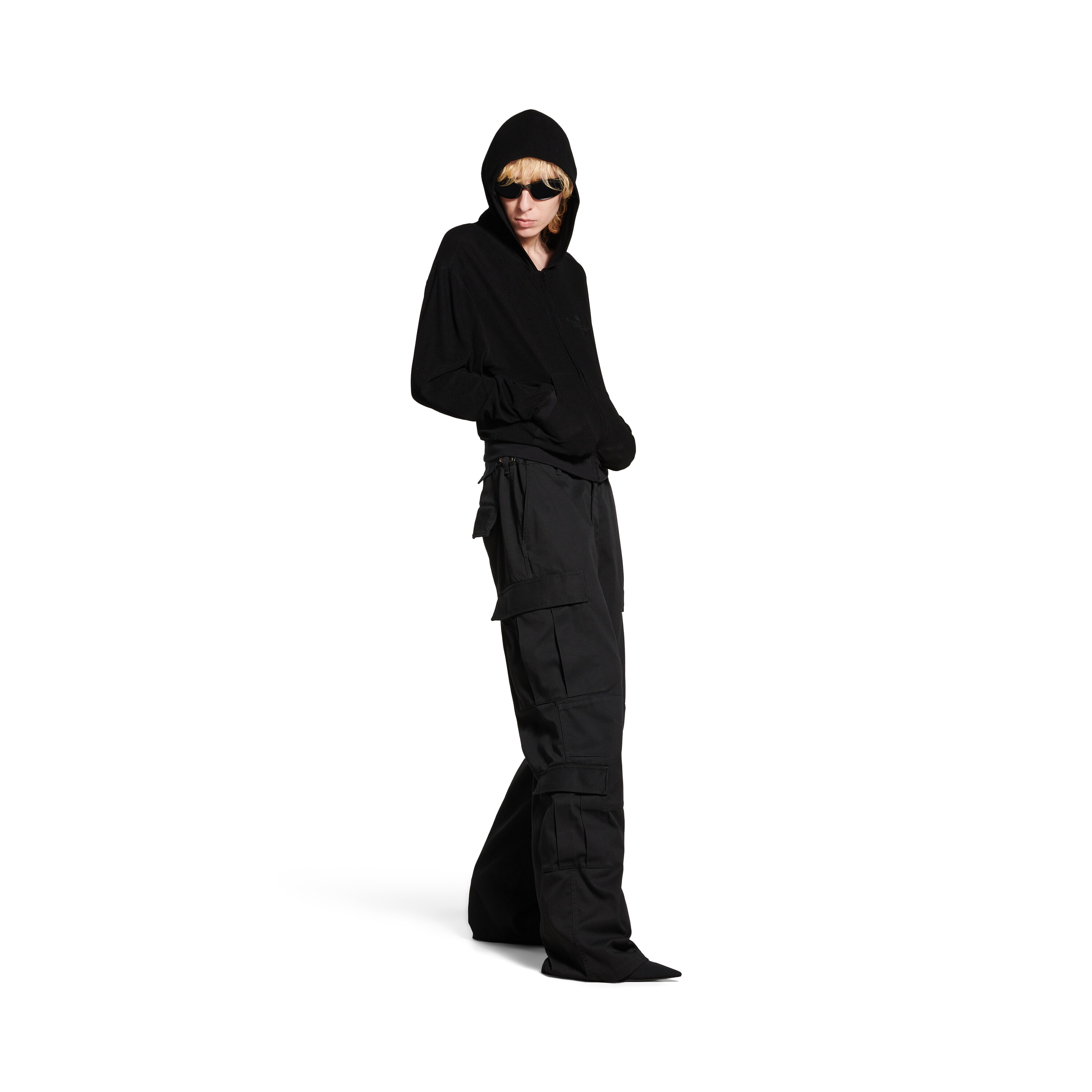 

Брюки-карго Regular Fit BALENCIAGA, черный