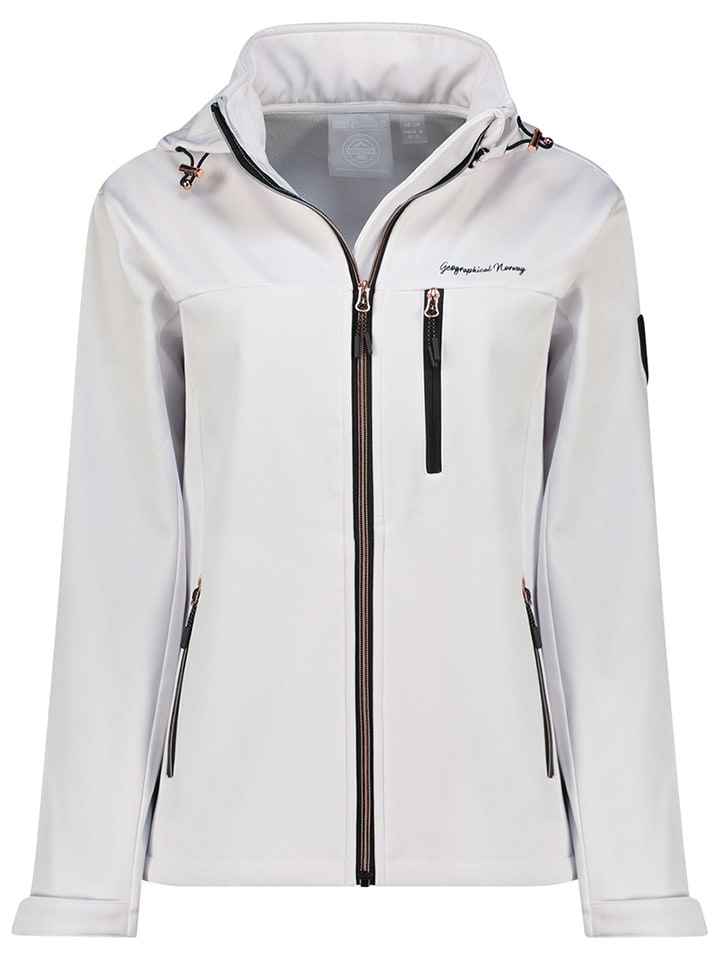 

Geographical Norway Куртка из софтшелла "Туния" белого цвета
