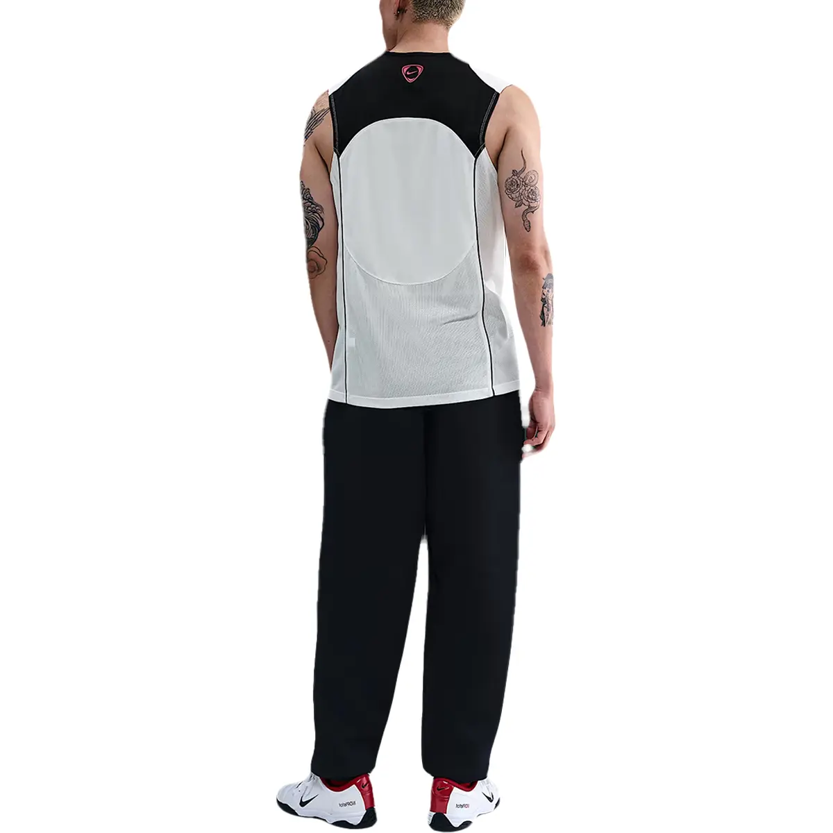 Футболка мужская Total 90 Dri FIT без рукавов Nike, черный/красный — фото 2