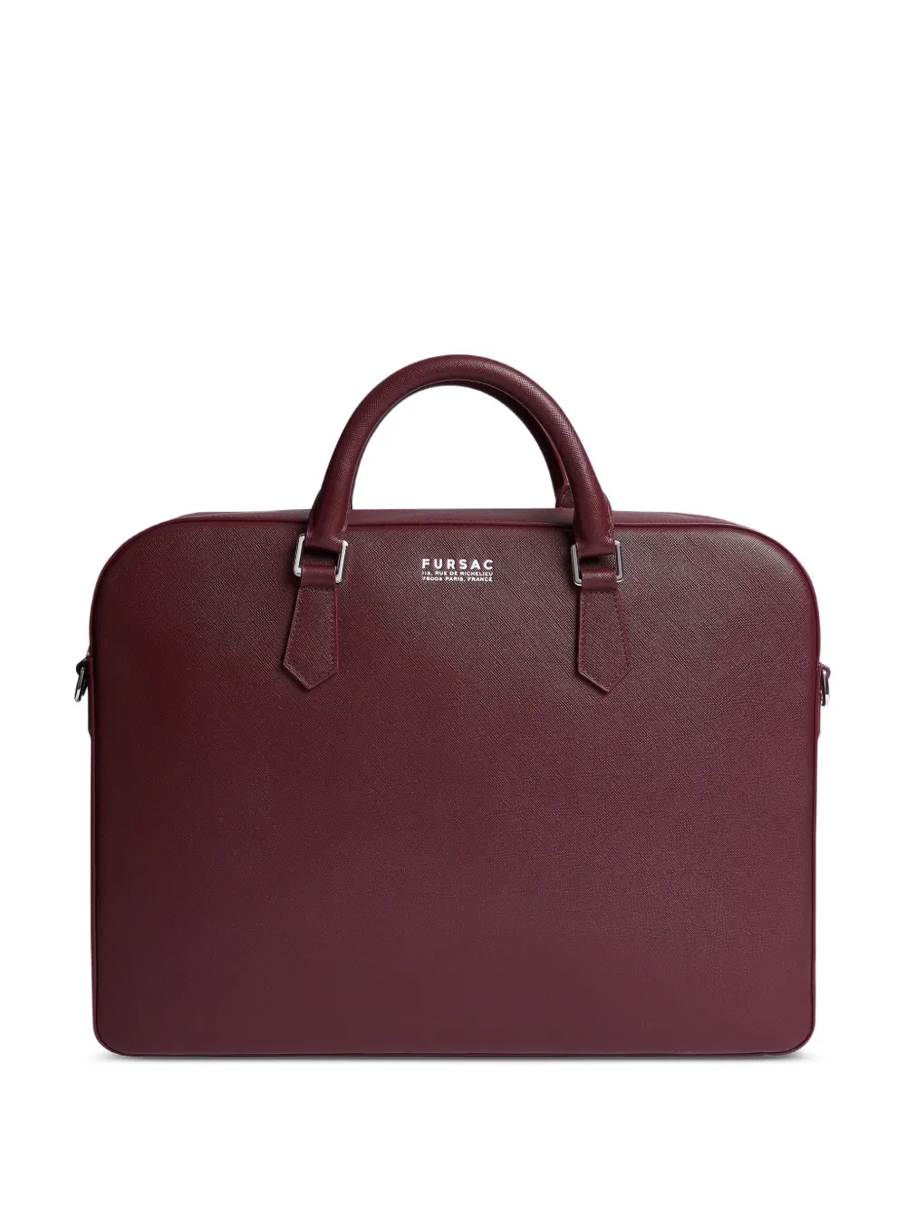 

Портфель из сафьяновой кожи Fursac, красный