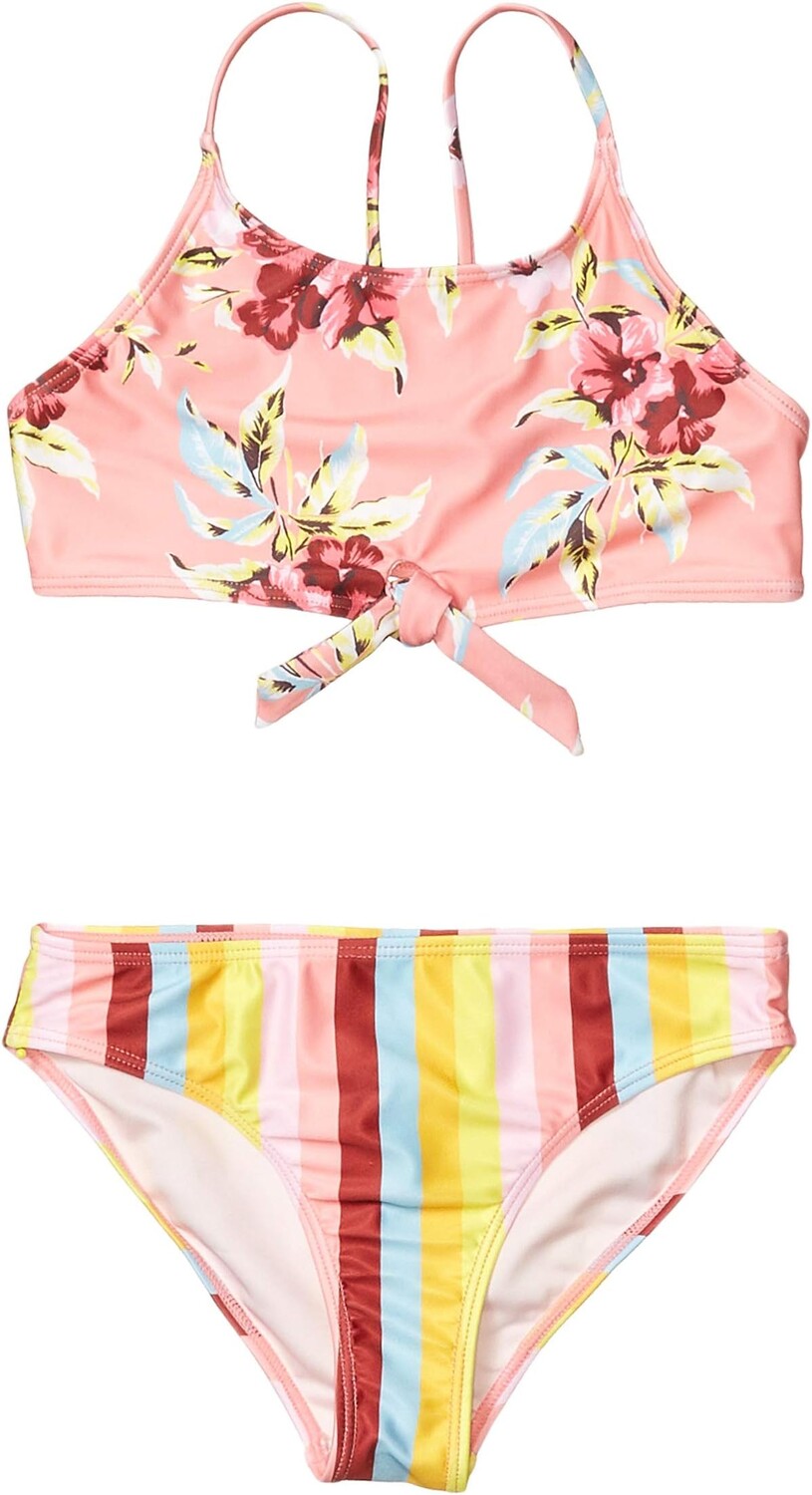 

Купальник Volcom Kids Bloomin On Up Crop Set, разноцветный