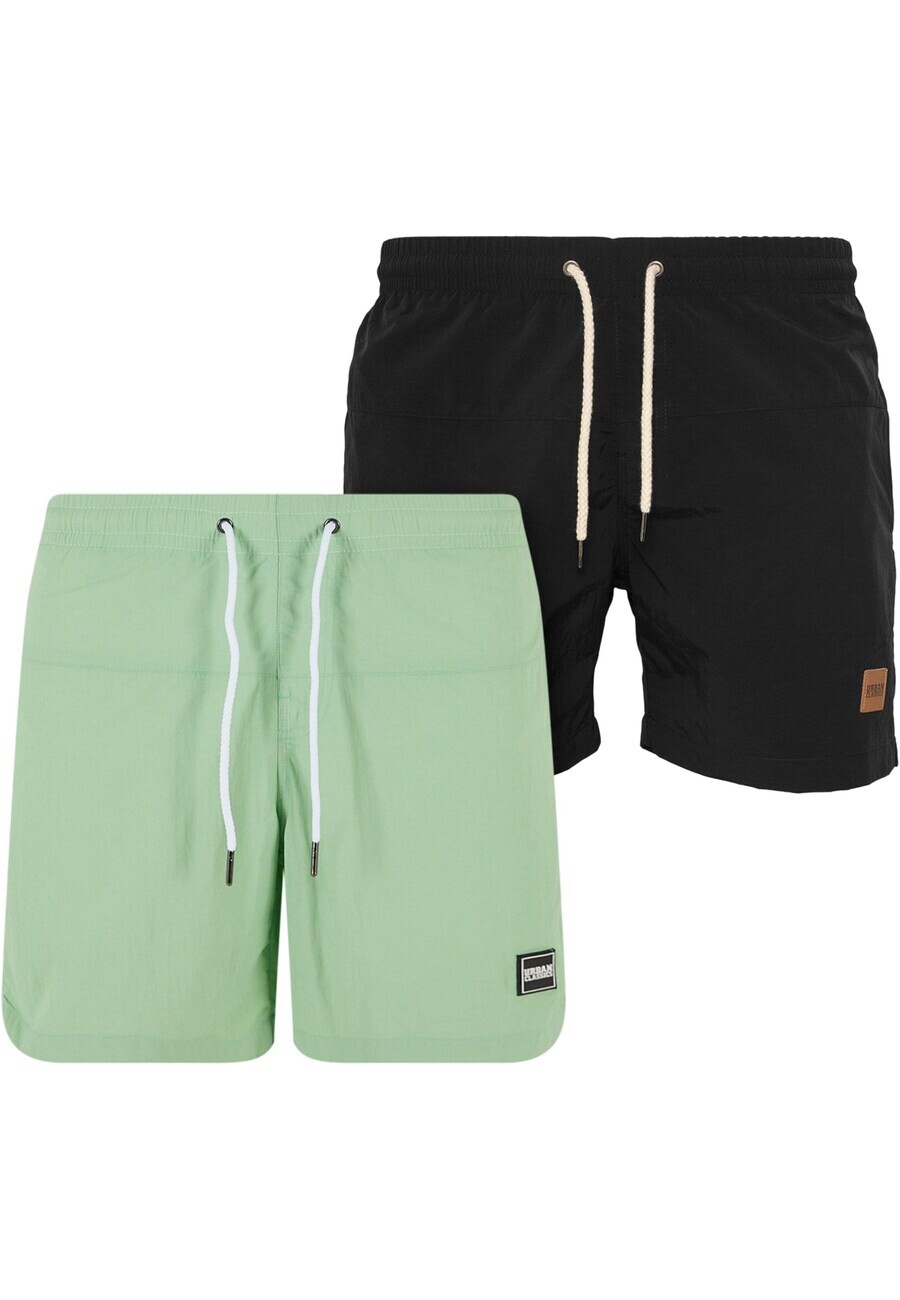 

Плавки Urban Classics Swim Trunks, цвет light green/black