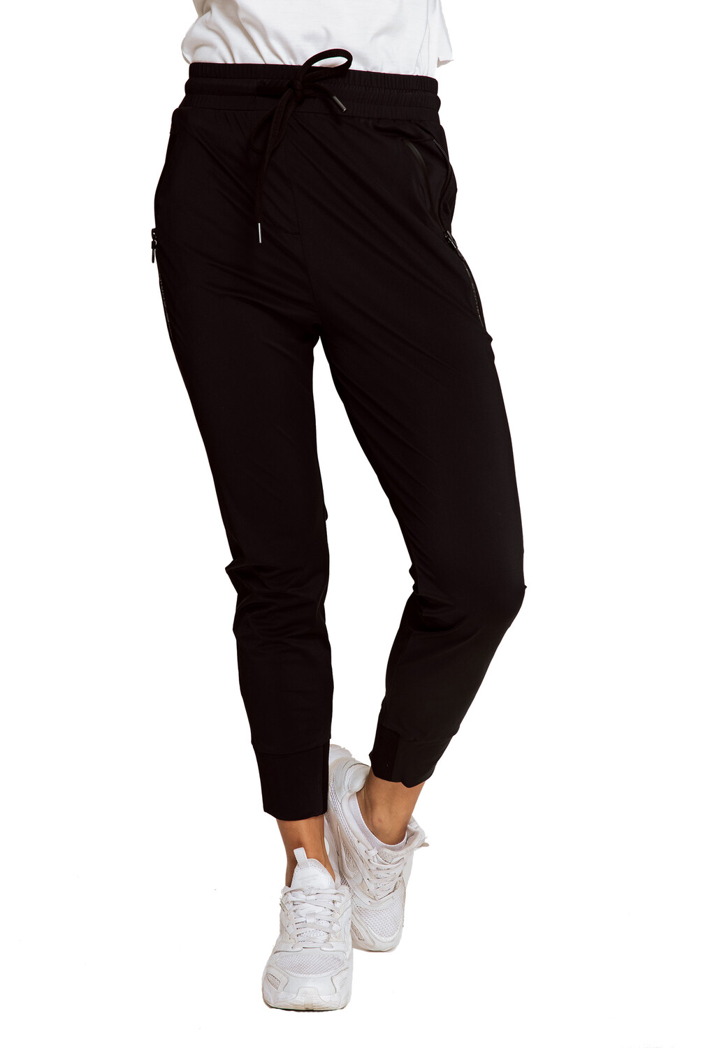 

Брюки ZHRILL Damen Jogger Pants Fabia Black, зеленый