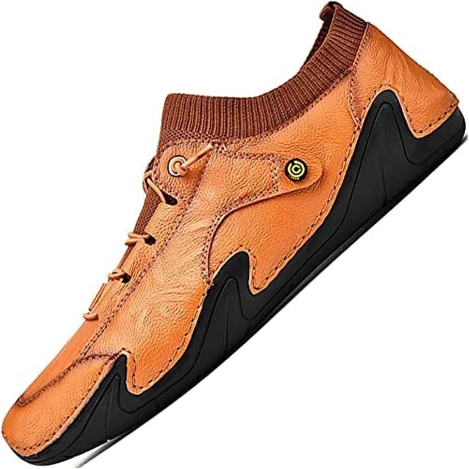 Лоферы кожаные повседневные Brown DAGY