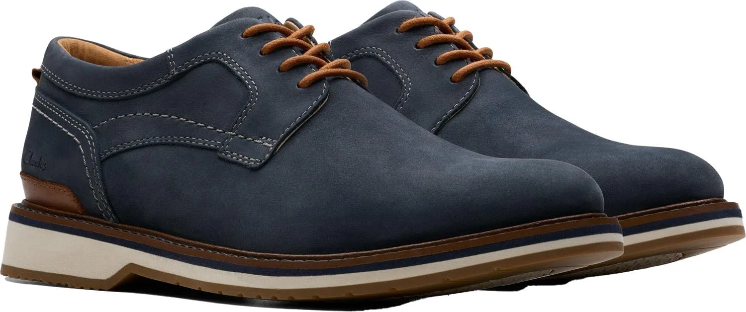 Мужские кроссовки Clarks Monahan Plain Oxford, темно-синий — фото 4