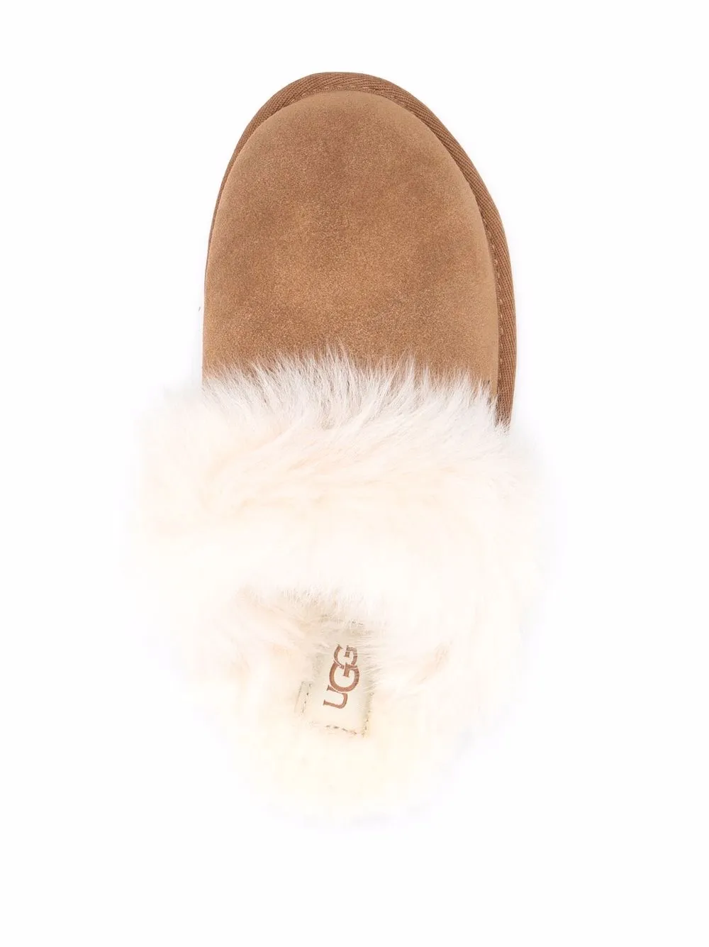 Слиперы Scuff Sis с мехом UGG, коричневый — фото 4