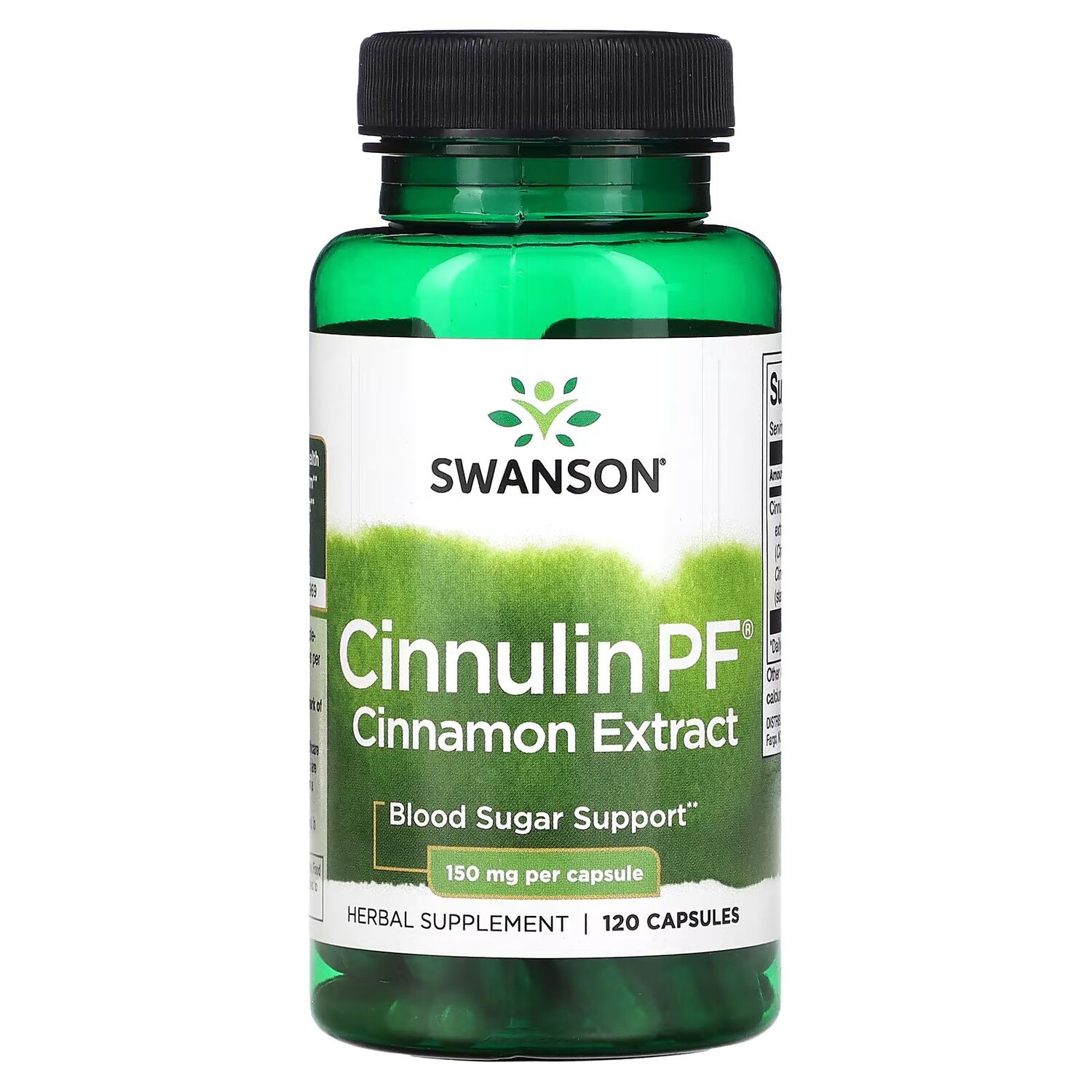 

Cinnulin PF, Экстракт корицы, 150 мг, 120 капсул Swanson