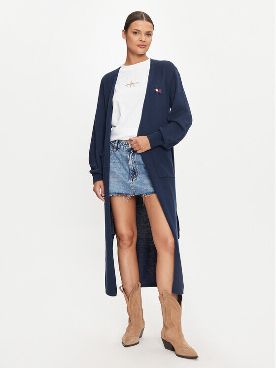 

Кардиган свободного кроя Tommy Jeans, синий