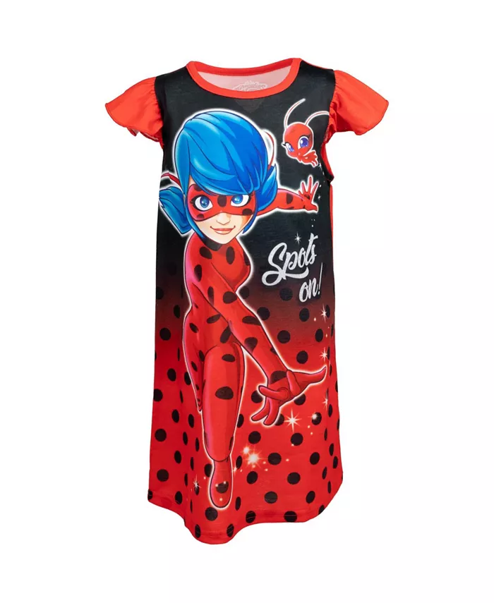 

Детская пижама-ночнушка "Ladybug" для девочек Miraculous, мультиколор