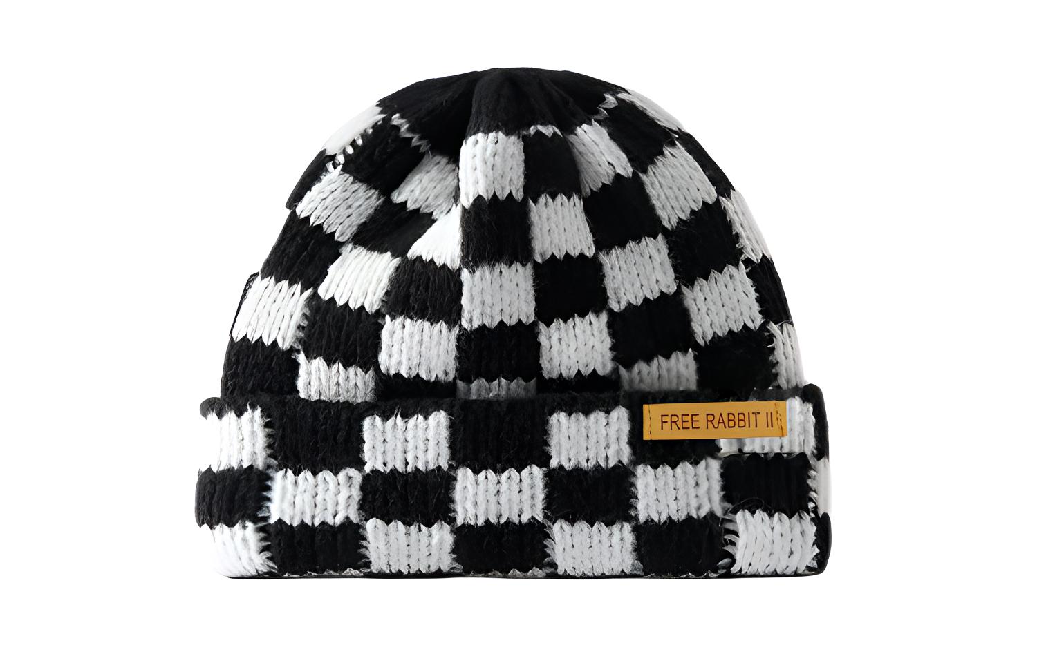 

Унисекс шапка Yarn Beanies FREE RABBITⅡ, синий и жёлтый