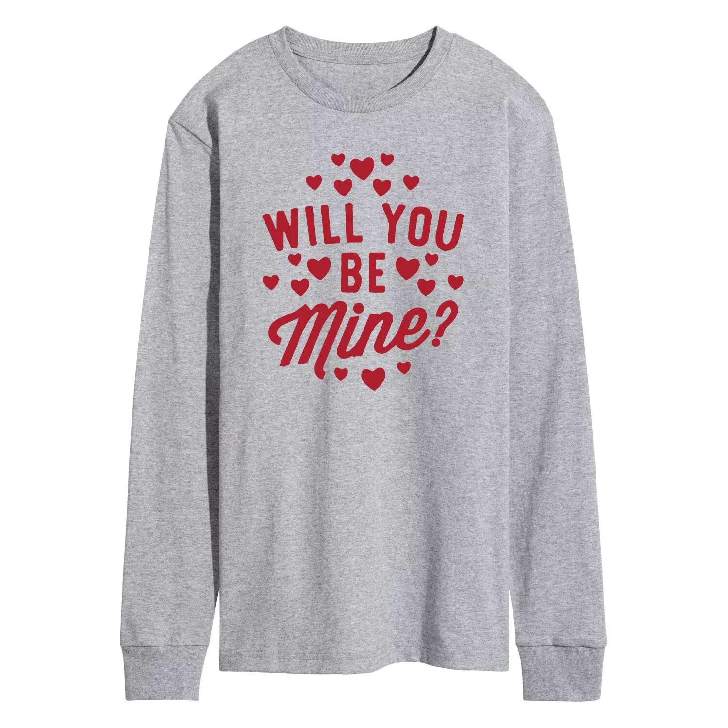 

Мужская футболка с длинными рукавами Will You Be Mine Licensed Character