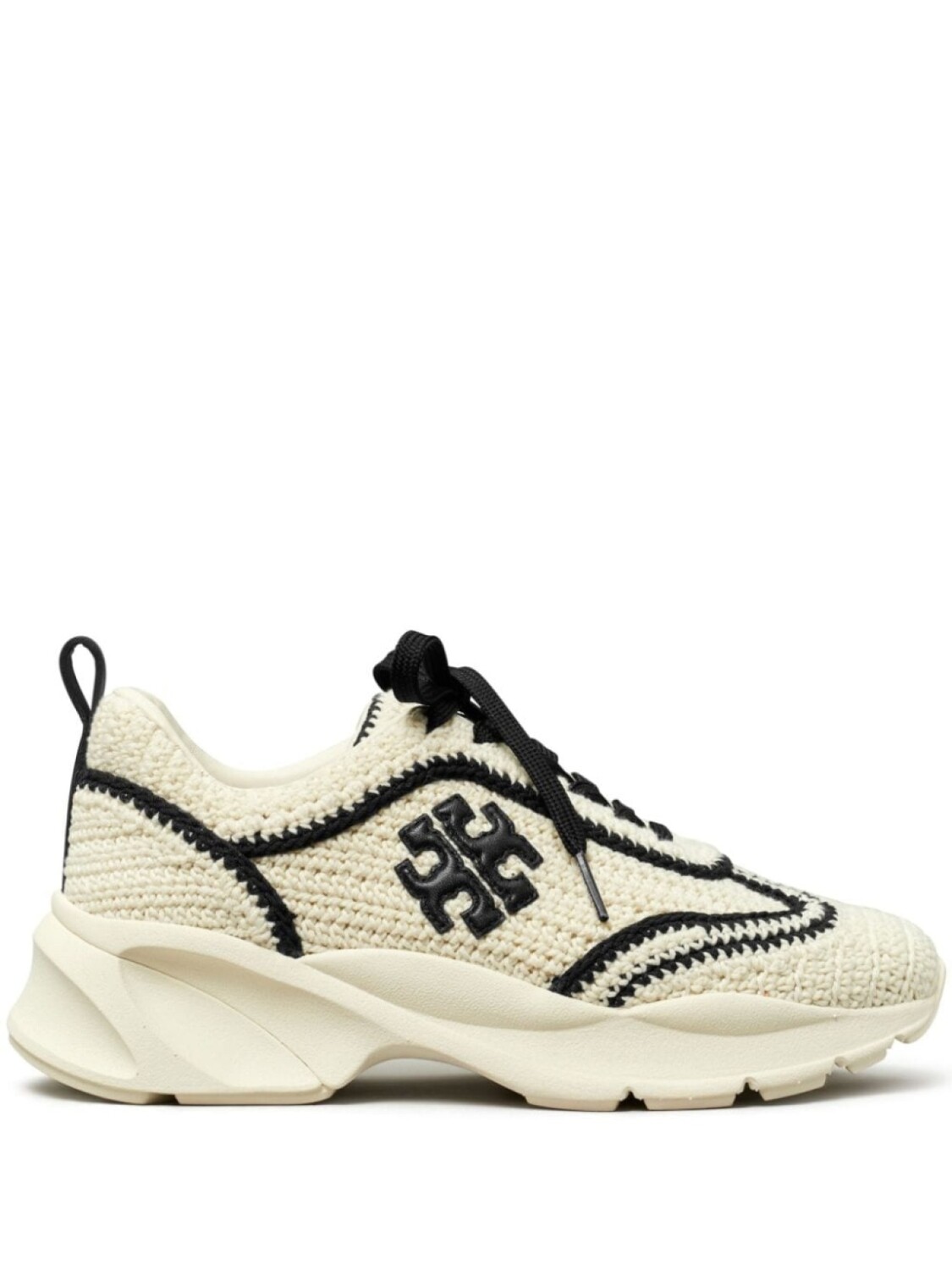 

Tory Burch кроссовки Good Luck в технике кроше, нейтральный цвет