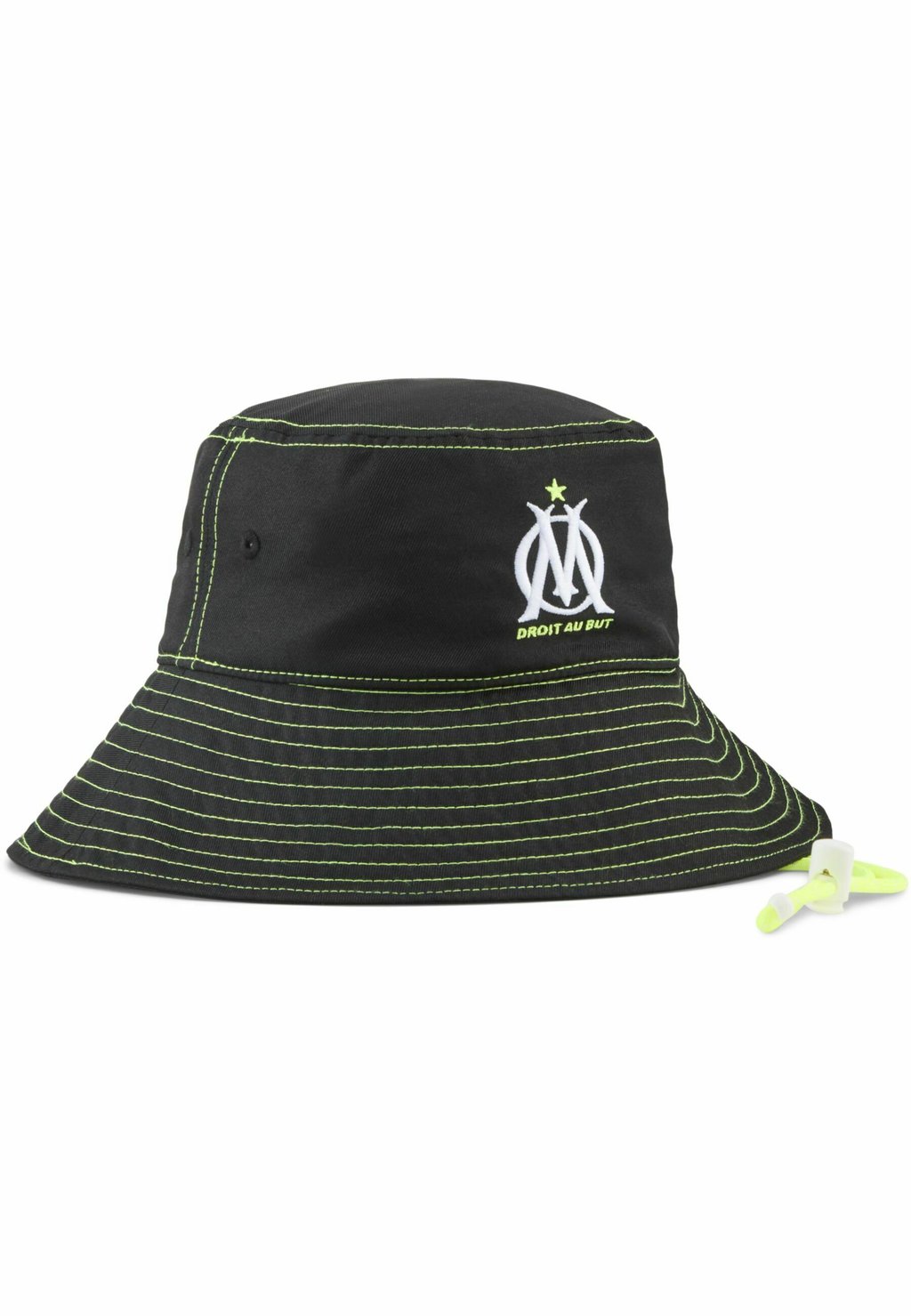 

Шляпа OLYMPIQUE DE MARSEILLE FASTER BUCKET - Club wear Puma, черный
