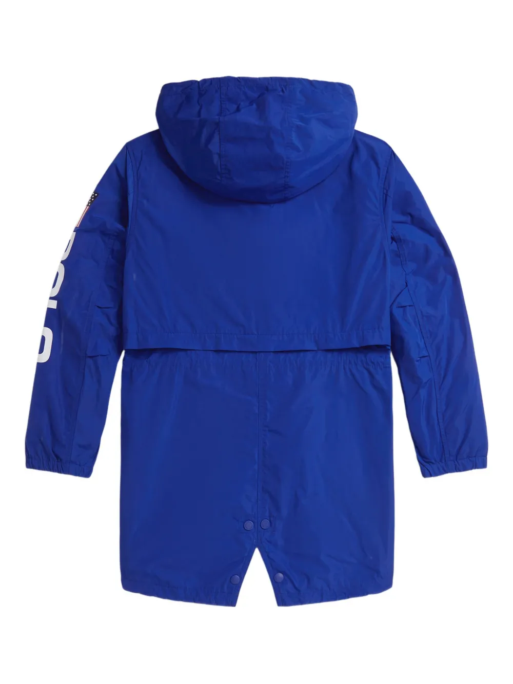 Куртка с капюшоном и вышитым логотипом Polo Ralph Lauren Kids, синий — фото 2