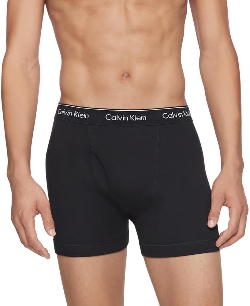 Комплект из 3 мужских боксеров Calvin Klein Cotton Classics, 3 Black — фото 2
