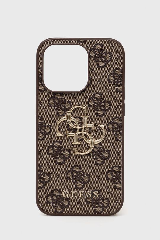 

Чехол для iPhone 14 Pro 6,1 дюйма Guess, коричневый
