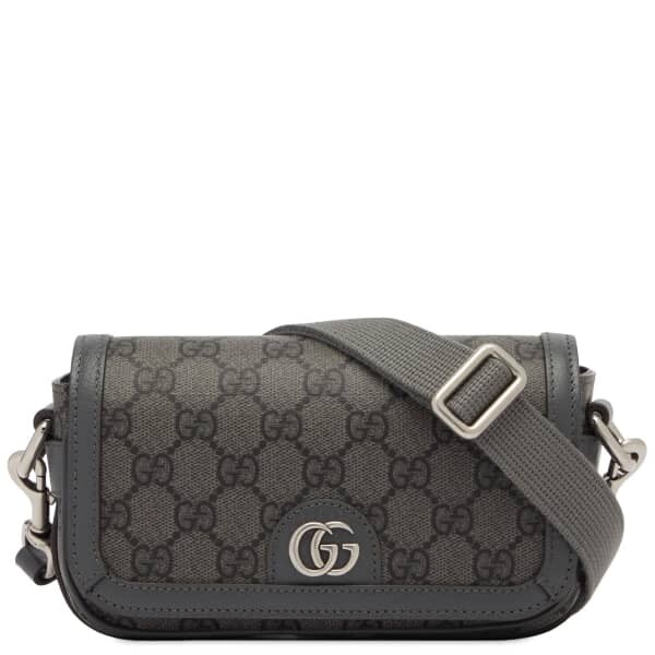 

Мини-Сумка Ophidia gg с монограммой Gucci, черный