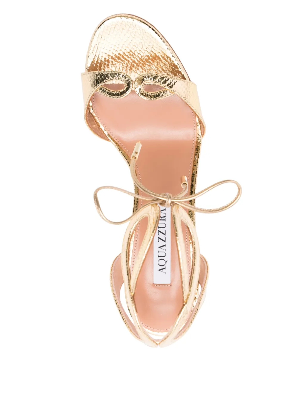 Босоножки Tessa 85 Aquazzura, золотой — фото 4