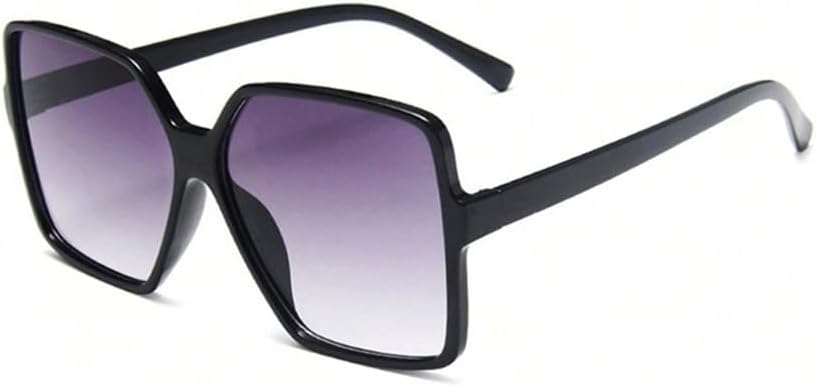 

Большие солнцезащитные очки для женщин в стиле ретро, ​​модные, с градиентным черным покрытием, женские солнцезащитные очки для активного отдыха на природе KTUCN, Black