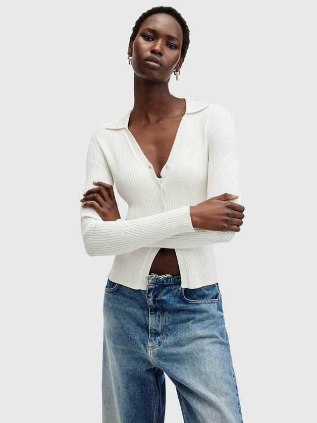 

Кардиган круз AllSaints, цвет White Natural