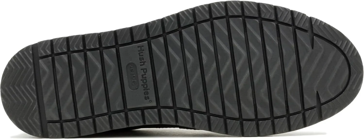 Мужские черные кожаные оксфордские туфли Hush Puppies Jenson Muddy River — фото 2